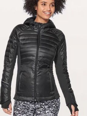 lululemon Athletica Black Down For A Run II Jacket
